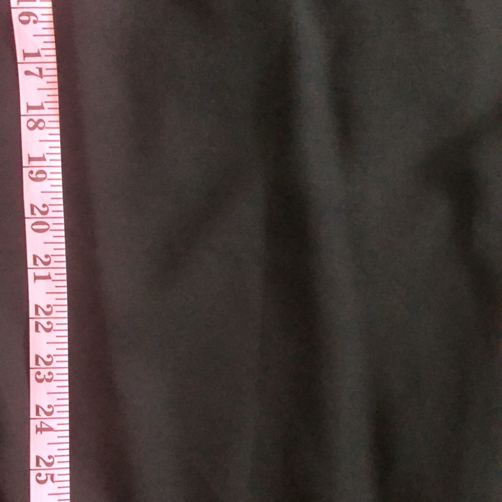Vintage Black Chiffon Pleated Lined Pull-on Skirt Size 12 - Picture 12 of 13